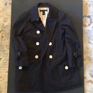 Marc byMarc Jacobs black cotton/Lycra pea coat xs